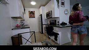 Stepsis Jade Nile gets SURPRISED by her BROTHER in POV SEX