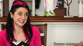 Tattooed goth slut sucks with piercing intensity.