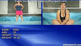 may the best bbw win in wrestling face sitting