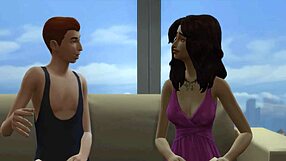 I watched my stepbrother and stepsister share a bed and have sex for the first time in this homemade video with a redhead