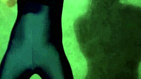 Exploring shiny spandex outfits in various videos