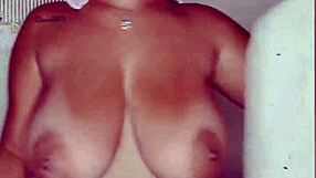 Morena with big tits and ass taking bath, showing off completely in shower on red, Bruna Paz