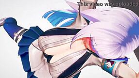 Nijisanji Lize Helesta in Sexy MMD Scene