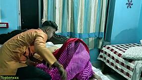 Indian Couple Bangs Hard with Milf Wife Riding and Taking Creampie Inside