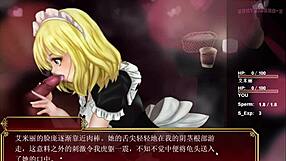 Hey, in this hentai, the blonde teen promises no condom next time for big tits blowjob 😏