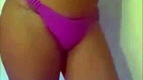 Trying bikinis to cheer up friends sending dick pics.