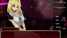 Hey, in this hentai, the blonde teen promises no condom next time for big tits blowjob 😏