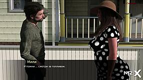 Pine Falls car ready in anime hentai game