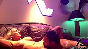 Alex Legend face fucks Christie Steven's big pussy with his massive dick