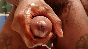 Big Dick Hallelujah Johnson Jacks Off Monster Cock In Close Up