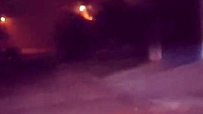 the white lady at the crossroads gets a hard beating and falls