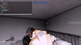 Fucked on roblox with intense game action