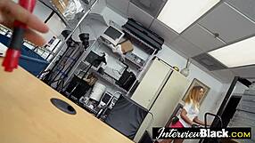 Wow, Petite Teen Fucks Huge Black Cock!