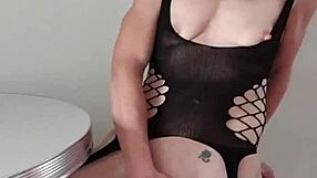 European Milf In Lingerie Fingers Herself To Orgasm