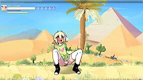 Max the elf receives great breast joys in a male anime hentai game