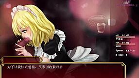 Hgame time: Young blond was satisfy on bareback pleasure