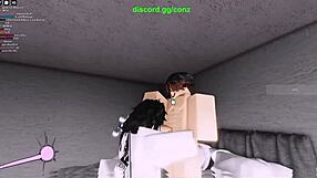 Fucked on roblox with intense game action
