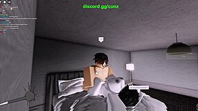 Fucked on roblox with intense game action