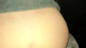 Public car sex with creampie