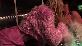 Can These Naughty Girls Handle Riding Big Cocks in Stockings Orgy?