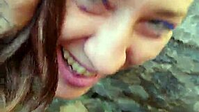 Krizia Tzunami Blows Me Outdoors In Pompeii