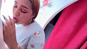 while i put on my sexiest underwear my stepbrother looked at me and enters the bathroom very horny to fuck my pussy