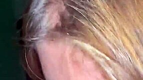 white lady gets cum in mouth again