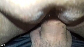 i share a quick outdoor moment with the brunette