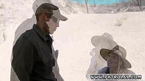 police woman paisley parker taped sucking officer's cock