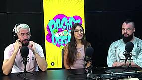 Bride cums on wedding rings before anal