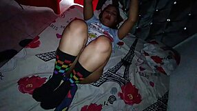 while i put on my sexiest underwear my stepbrother looked at me and enters the bathroom very horny to fuck my pussy