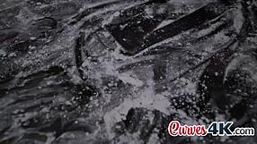 Victoria and her lover start with oral before intense doggystyle. Their steamy session heats up quick.