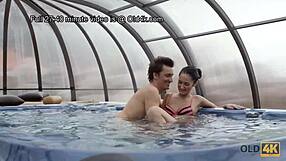 Old4k Brunette Girl Tired of Swimming but Loves Getting Nailed with Shaved Pussy Licking!