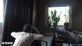 Femdom domination spanking slave lou nesbit lia louise