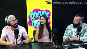 Bride cums on wedding rings before anal