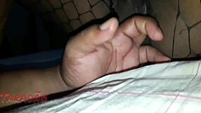 latina amateur in homemade blowbang deepthroats and bangs, cum on ass