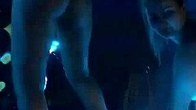 Young naked sluts dance seductively before anal fucking.