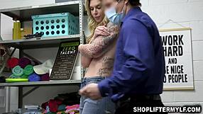 Pervy Officer Devours Brooke Banner's Milf Pussy