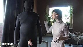 Femdom domination spanking slave lou nesbit lia louise