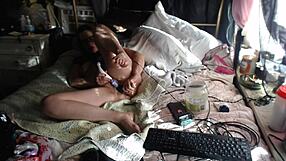 Watch this milf use a zucchini for her pleasure. Is it big enough?