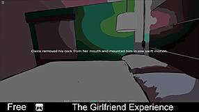Experienced girlfriend provides erotic game with friend in bold experience