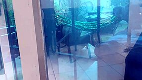 Cuckold Neighbor Watches Wife's Big Ass Fucked by Huge Dicks!