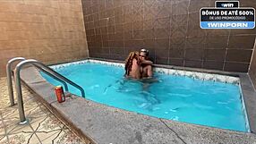 Amateur Tattoo Girl Sucks Cock On Stairs Without Condom