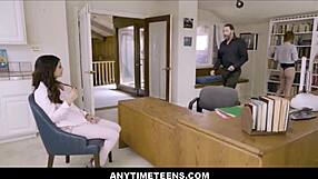 Latina teen interviewed at law firm with cierra bell and violet starr.