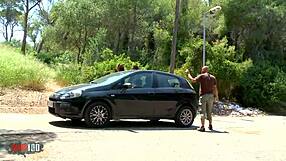 perfect spanish blonde babe sucks and fucks in deepthroat cumshot