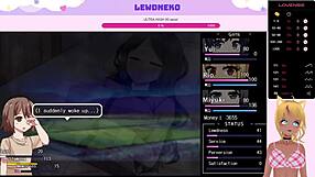 Lewdneko Plays Hentai Game With Big Tits!