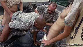 Military men are turn homosexuals and spend a night having sex with their colleagues