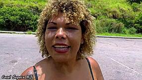 brazilian whore with big ass in public outdoor interracial slut session