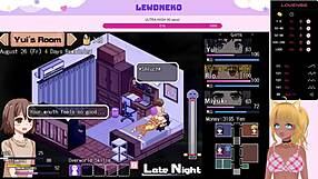 Lewdneko Plays Hentai Game With Big Tits!