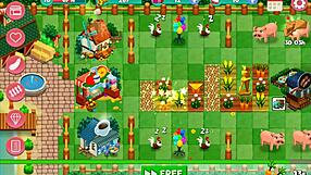 Sick country scenery and slightly attractive girl in booty farm game